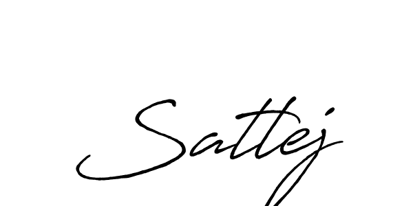 Make a beautiful signature design for name Satlej. With this signature (Antro_Vectra_Bolder) style, you can create a handwritten signature for free. Satlej signature style 7 images and pictures png
