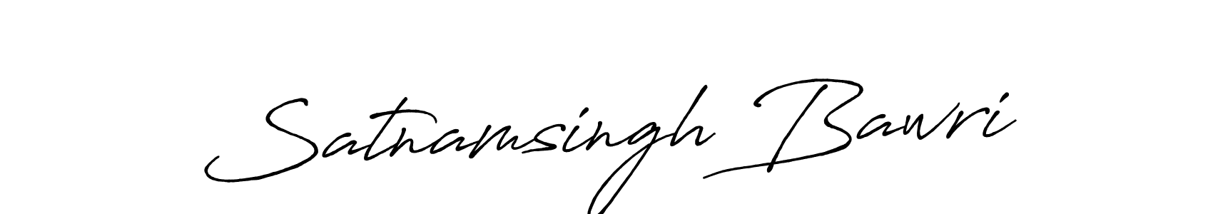 Also we have Satnamsingh Bawri name is the best signature style. Create professional handwritten signature collection using Antro_Vectra_Bolder autograph style. Satnamsingh Bawri signature style 7 images and pictures png