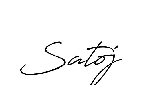 Also we have Satoj name is the best signature style. Create professional handwritten signature collection using Antro_Vectra_Bolder autograph style. Satoj signature style 7 images and pictures png