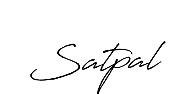 Satpal stylish signature style. Best Handwritten Sign (Antro_Vectra_Bolder) for my name. Handwritten Signature Collection Ideas for my name Satpal. Satpal signature style 7 images and pictures png