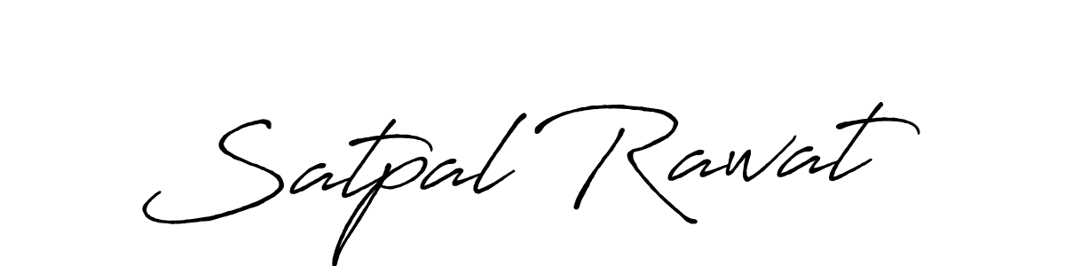 Design your own signature with our free online signature maker. With this signature software, you can create a handwritten (Antro_Vectra_Bolder) signature for name Satpal Rawat. Satpal Rawat signature style 7 images and pictures png