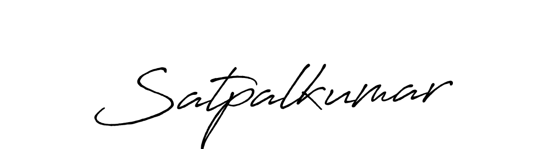 Design your own signature with our free online signature maker. With this signature software, you can create a handwritten (Antro_Vectra_Bolder) signature for name Satpalkumar. Satpalkumar signature style 7 images and pictures png