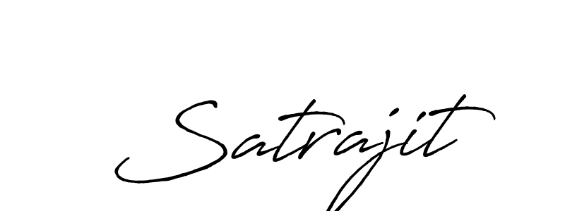 Make a beautiful signature design for name Satrajit. With this signature (Antro_Vectra_Bolder) style, you can create a handwritten signature for free. Satrajit signature style 7 images and pictures png