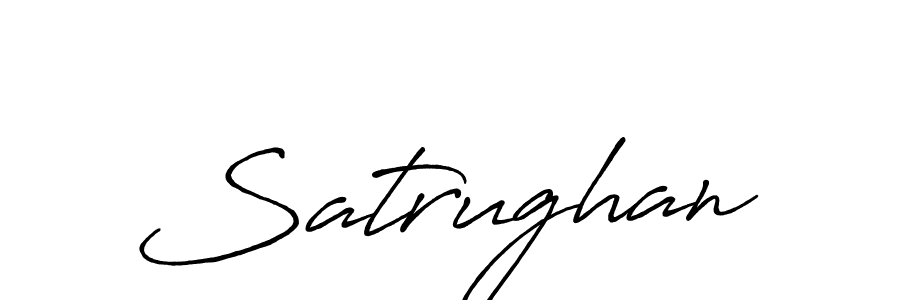 Create a beautiful signature design for name Satrughan. With this signature (Antro_Vectra_Bolder) fonts, you can make a handwritten signature for free. Satrughan signature style 7 images and pictures png