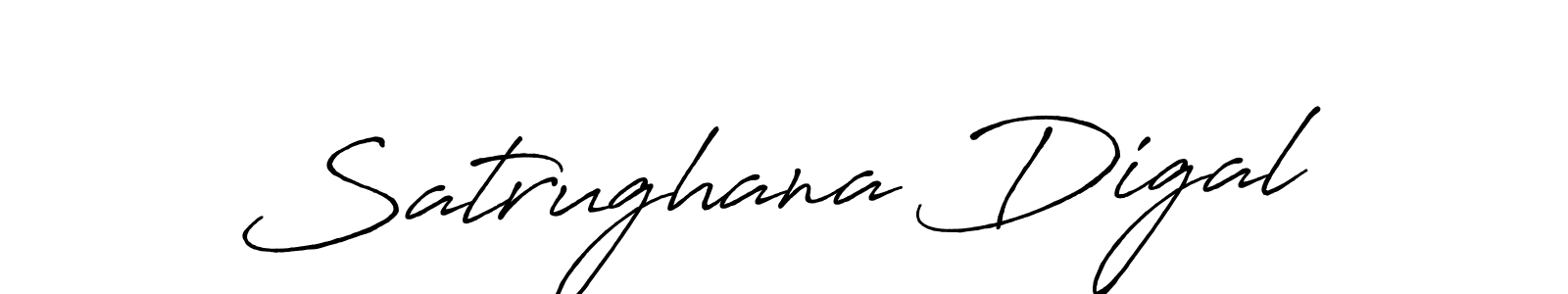 Once you've used our free online signature maker to create your best signature Antro_Vectra_Bolder style, it's time to enjoy all of the benefits that Satrughana Digal name signing documents. Satrughana Digal signature style 7 images and pictures png