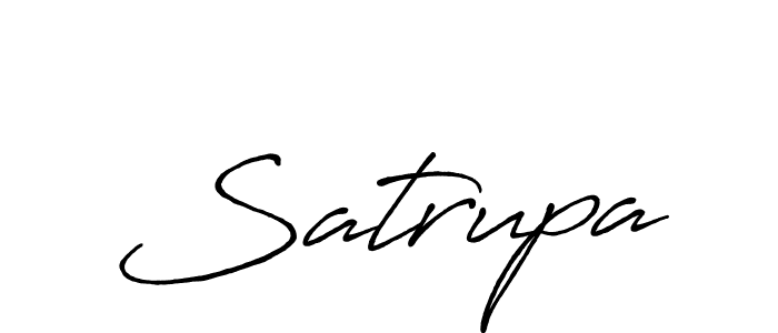Use a signature maker to create a handwritten signature online. With this signature software, you can design (Antro_Vectra_Bolder) your own signature for name Satrupa. Satrupa signature style 7 images and pictures png