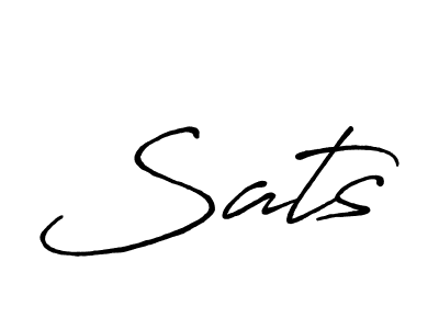 Best and Professional Signature Style for Sats. Antro_Vectra_Bolder Best Signature Style Collection. Sats signature style 7 images and pictures png