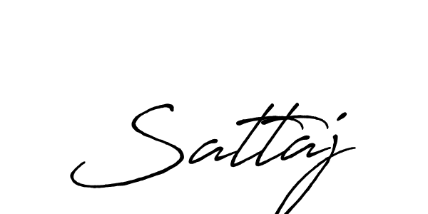 Make a beautiful signature design for name Sattaj. With this signature (Antro_Vectra_Bolder) style, you can create a handwritten signature for free. Sattaj signature style 7 images and pictures png