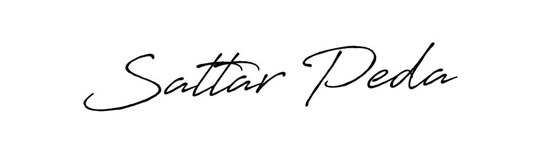 Sattar Peda stylish signature style. Best Handwritten Sign (Antro_Vectra_Bolder) for my name. Handwritten Signature Collection Ideas for my name Sattar Peda. Sattar Peda signature style 7 images and pictures png