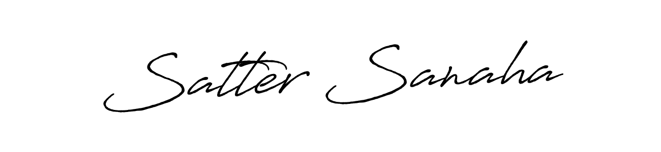 Similarly Antro_Vectra_Bolder is the best handwritten signature design. Signature creator online .You can use it as an online autograph creator for name Satter Sanaha. Satter Sanaha signature style 7 images and pictures png