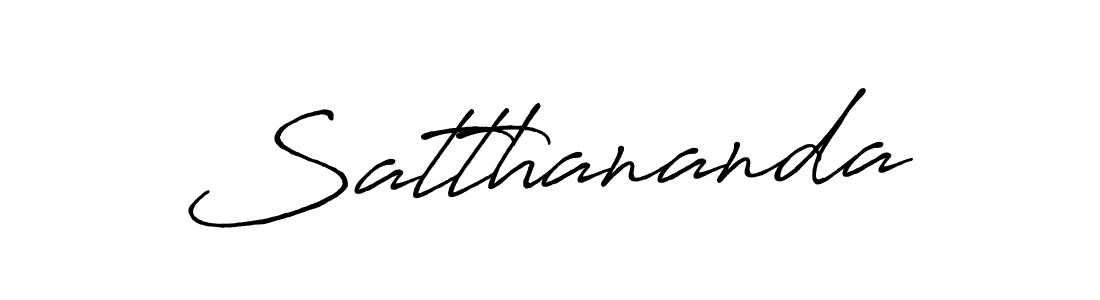 Create a beautiful signature design for name Satthananda. With this signature (Antro_Vectra_Bolder) fonts, you can make a handwritten signature for free. Satthananda signature style 7 images and pictures png