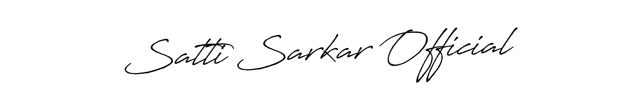 It looks lik you need a new signature style for name Satti Sarkar Official. Design unique handwritten (Antro_Vectra_Bolder) signature with our free signature maker in just a few clicks. Satti Sarkar Official signature style 7 images and pictures png