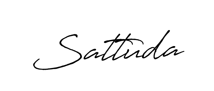 Use a signature maker to create a handwritten signature online. With this signature software, you can design (Antro_Vectra_Bolder) your own signature for name Sattuda. Sattuda signature style 7 images and pictures png