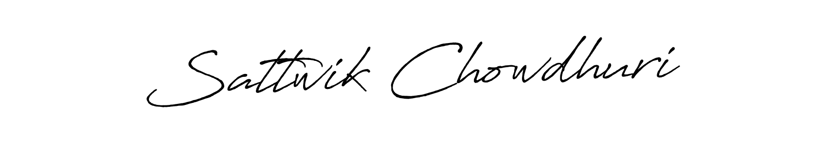 This is the best signature style for the Sattwik Chowdhuri name. Also you like these signature font (Antro_Vectra_Bolder). Mix name signature. Sattwik Chowdhuri signature style 7 images and pictures png