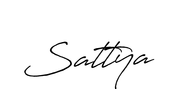 Sattya stylish signature style. Best Handwritten Sign (Antro_Vectra_Bolder) for my name. Handwritten Signature Collection Ideas for my name Sattya. Sattya signature style 7 images and pictures png