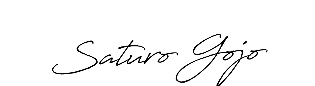 Use a signature maker to create a handwritten signature online. With this signature software, you can design (Antro_Vectra_Bolder) your own signature for name Saturo Gojo. Saturo Gojo signature style 7 images and pictures png