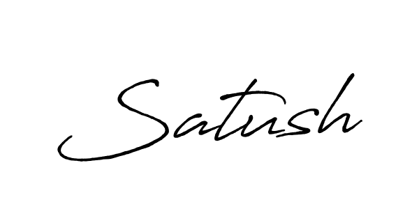 You should practise on your own different ways (Antro_Vectra_Bolder) to write your name (Satush) in signature. don't let someone else do it for you. Satush signature style 7 images and pictures png