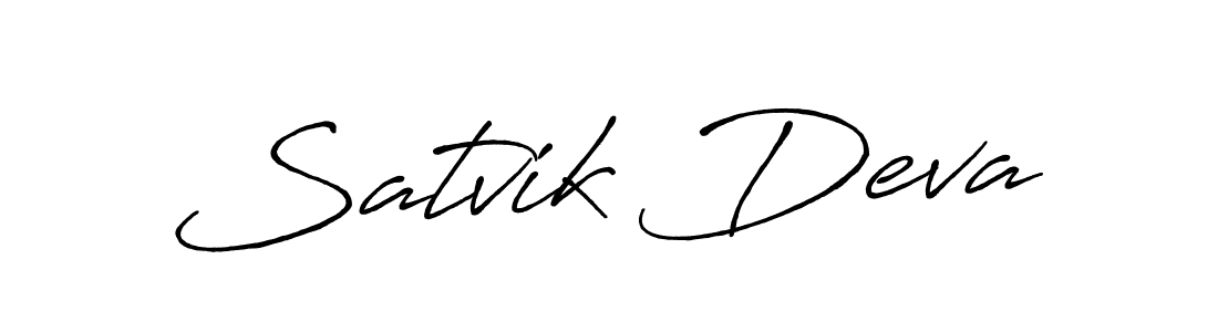 Also You can easily find your signature by using the search form. We will create Satvik Deva name handwritten signature images for you free of cost using Antro_Vectra_Bolder sign style. Satvik Deva signature style 7 images and pictures png