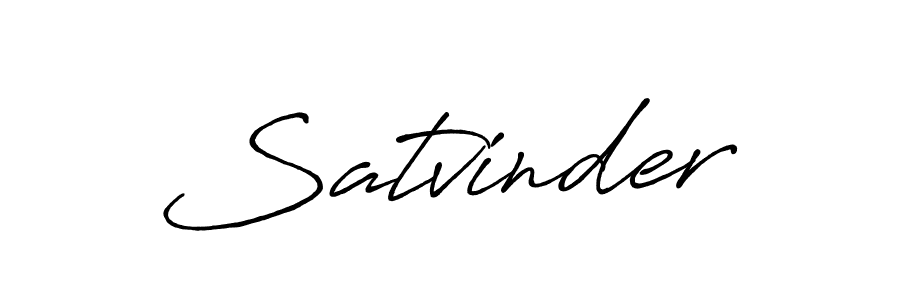 How to make Satvinder signature? Antro_Vectra_Bolder is a professional autograph style. Create handwritten signature for Satvinder name. Satvinder signature style 7 images and pictures png