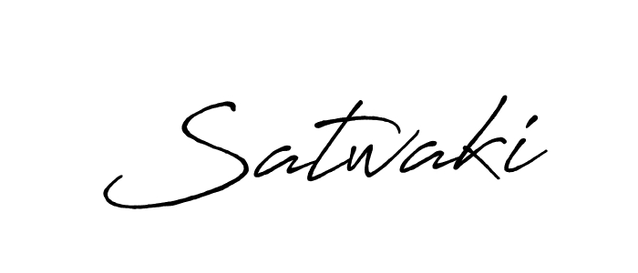 Also we have Satwaki name is the best signature style. Create professional handwritten signature collection using Antro_Vectra_Bolder autograph style. Satwaki signature style 7 images and pictures png