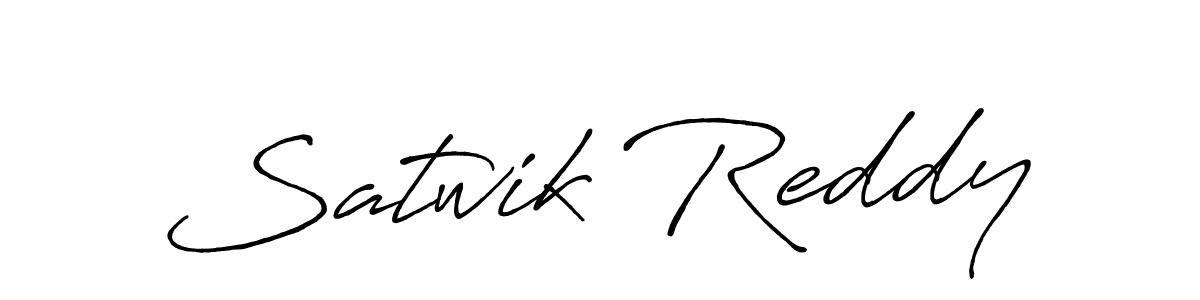 Also You can easily find your signature by using the search form. We will create Satwik Reddy name handwritten signature images for you free of cost using Antro_Vectra_Bolder sign style. Satwik Reddy signature style 7 images and pictures png