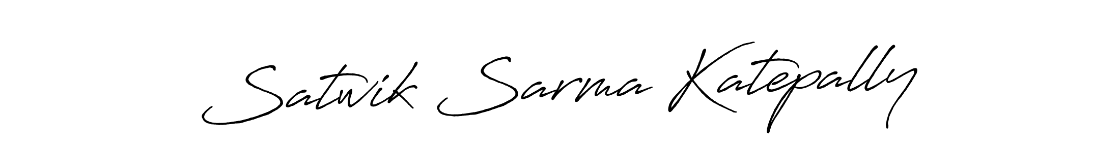 How to Draw Satwik Sarma Katepally signature style? Antro_Vectra_Bolder is a latest design signature styles for name Satwik Sarma Katepally. Satwik Sarma Katepally signature style 7 images and pictures png
