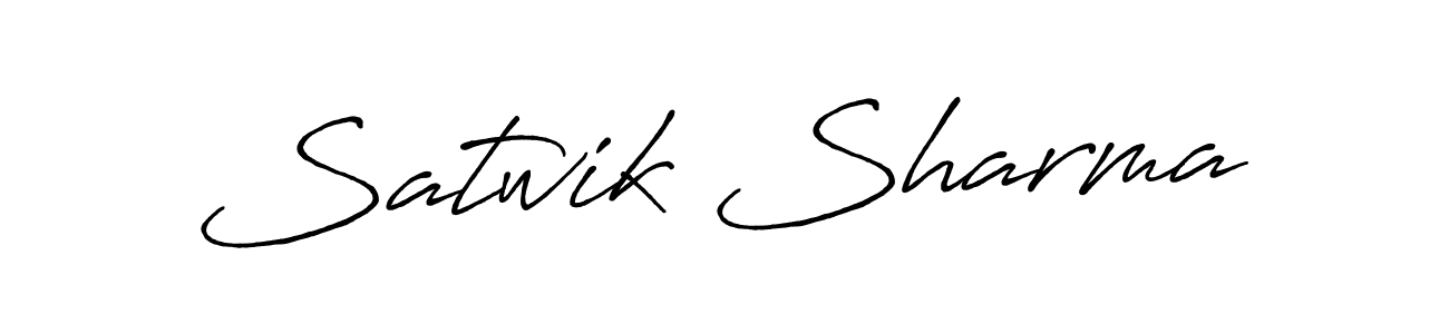 You should practise on your own different ways (Antro_Vectra_Bolder) to write your name (Satwik Sharma) in signature. don't let someone else do it for you. Satwik Sharma signature style 7 images and pictures png