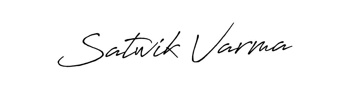 Once you've used our free online signature maker to create your best signature Antro_Vectra_Bolder style, it's time to enjoy all of the benefits that Satwik Varma name signing documents. Satwik Varma signature style 7 images and pictures png