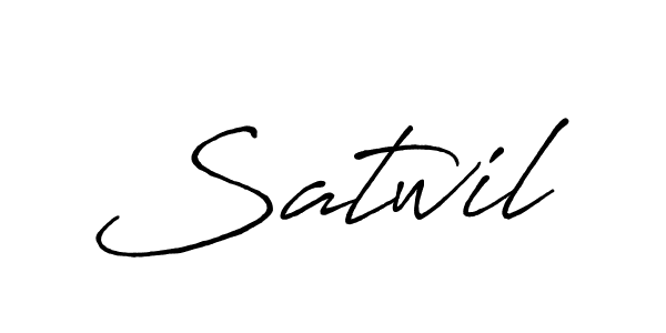 Once you've used our free online signature maker to create your best signature Antro_Vectra_Bolder style, it's time to enjoy all of the benefits that Satwil name signing documents. Satwil signature style 7 images and pictures png