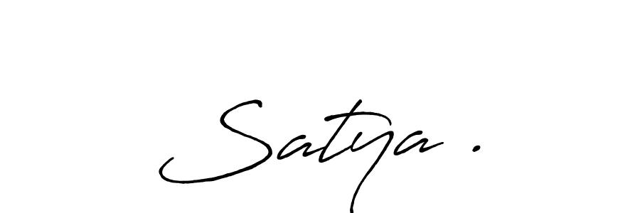 Create a beautiful signature design for name Satya….. With this signature (Antro_Vectra_Bolder) fonts, you can make a handwritten signature for free. Satya…. signature style 7 images and pictures png