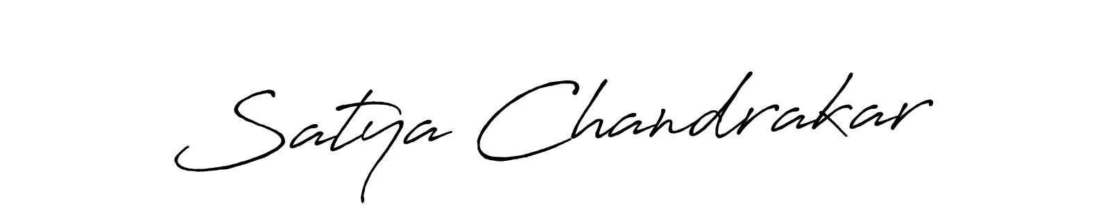 Satya Chandrakar stylish signature style. Best Handwritten Sign (Antro_Vectra_Bolder) for my name. Handwritten Signature Collection Ideas for my name Satya Chandrakar. Satya Chandrakar signature style 7 images and pictures png