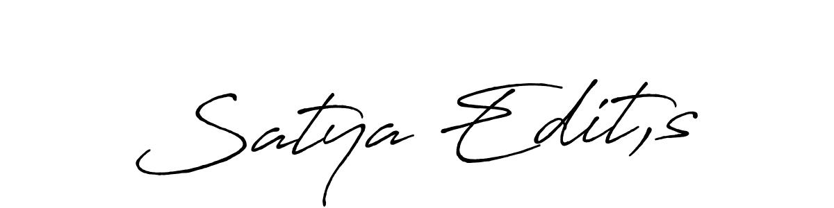 How to make Satya Edit,s signature? Antro_Vectra_Bolder is a professional autograph style. Create handwritten signature for Satya Edit,s name. Satya Edit,s signature style 7 images and pictures png