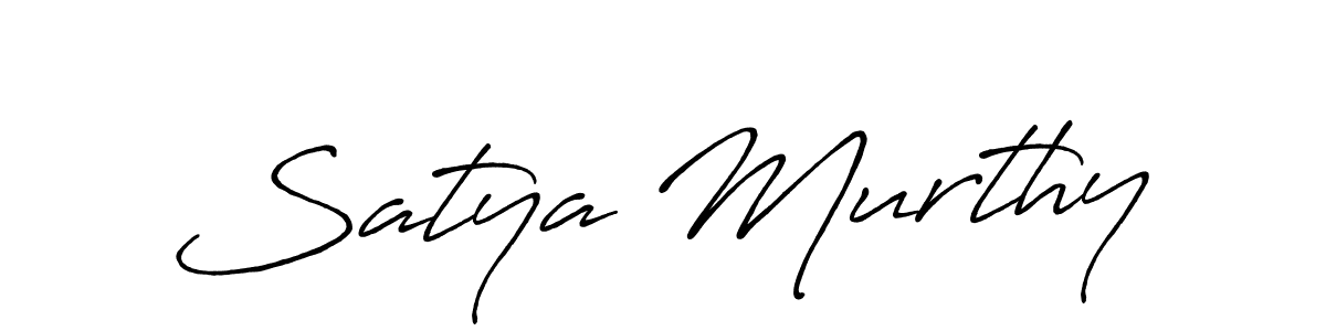It looks lik you need a new signature style for name Satya Murthy. Design unique handwritten (Antro_Vectra_Bolder) signature with our free signature maker in just a few clicks. Satya Murthy signature style 7 images and pictures png