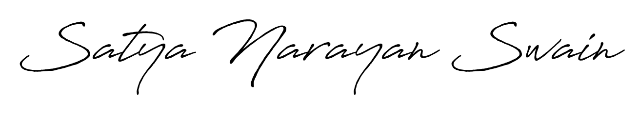 Use a signature maker to create a handwritten signature online. With this signature software, you can design (Antro_Vectra_Bolder) your own signature for name Satya Narayan Swain. Satya Narayan Swain signature style 7 images and pictures png
