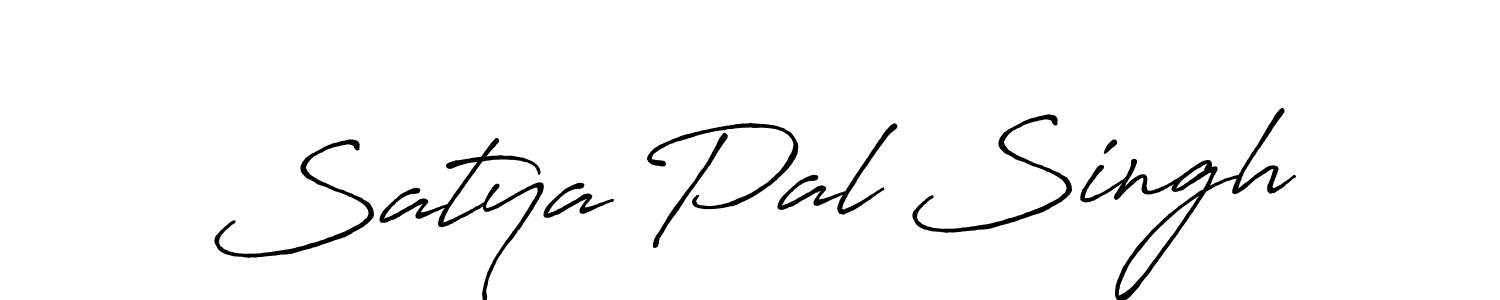 Also we have Satya Pal Singh name is the best signature style. Create professional handwritten signature collection using Antro_Vectra_Bolder autograph style. Satya Pal Singh signature style 7 images and pictures png