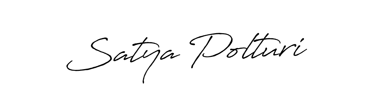 The best way (Antro_Vectra_Bolder) to make a short signature is to pick only two or three words in your name. The name Satya Polturi include a total of six letters. For converting this name. Satya Polturi signature style 7 images and pictures png