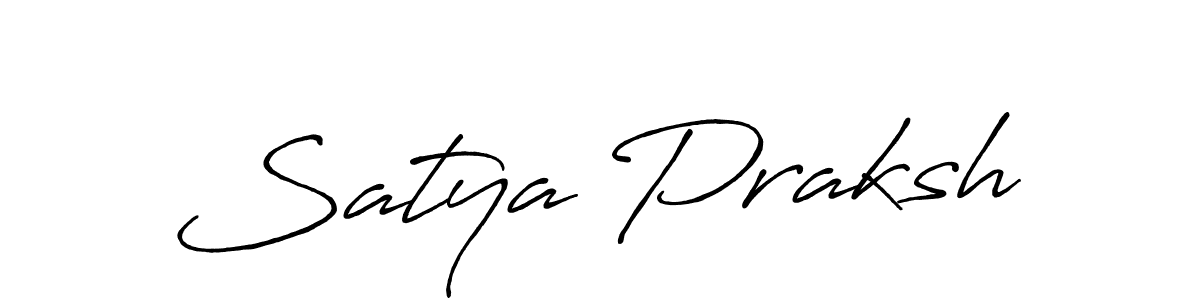 Design your own signature with our free online signature maker. With this signature software, you can create a handwritten (Antro_Vectra_Bolder) signature for name Satya Praksh. Satya Praksh signature style 7 images and pictures png