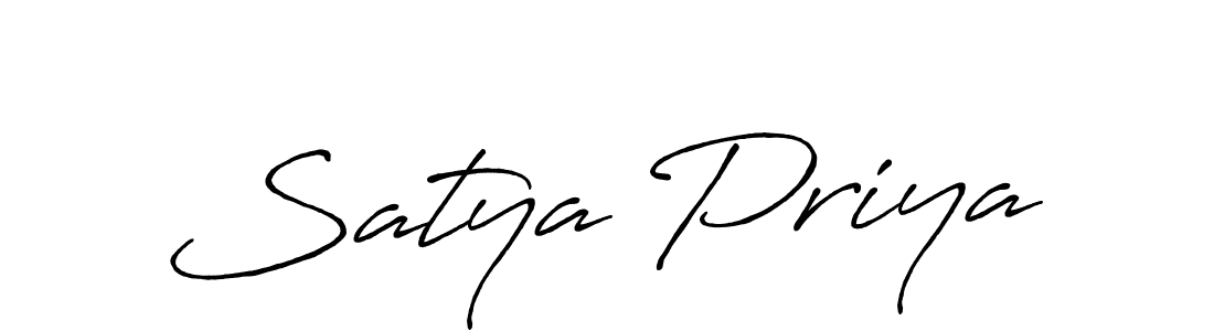 Make a beautiful signature design for name Satya Priya. Use this online signature maker to create a handwritten signature for free. Satya Priya signature style 7 images and pictures png