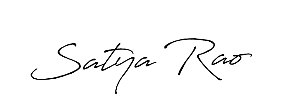 How to make Satya Rao signature? Antro_Vectra_Bolder is a professional autograph style. Create handwritten signature for Satya Rao name. Satya Rao signature style 7 images and pictures png