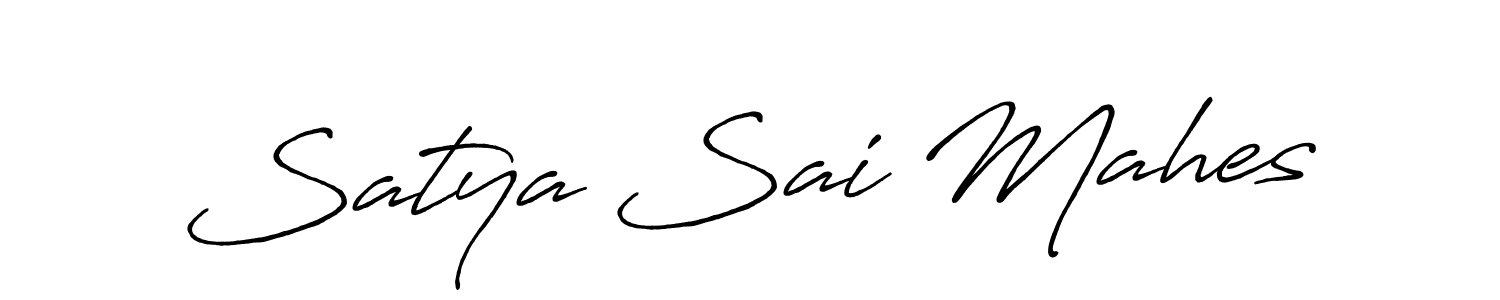 Also You can easily find your signature by using the search form. We will create Satya Sai Mahes name handwritten signature images for you free of cost using Antro_Vectra_Bolder sign style. Satya Sai Mahes signature style 7 images and pictures png