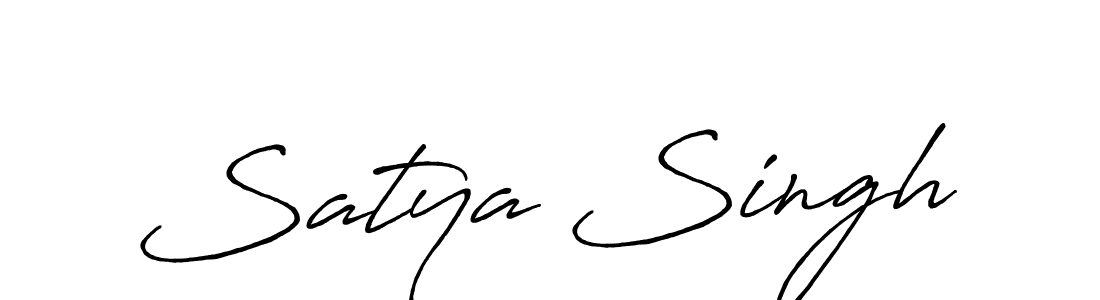 It looks lik you need a new signature style for name Satya Singh. Design unique handwritten (Antro_Vectra_Bolder) signature with our free signature maker in just a few clicks. Satya Singh signature style 7 images and pictures png