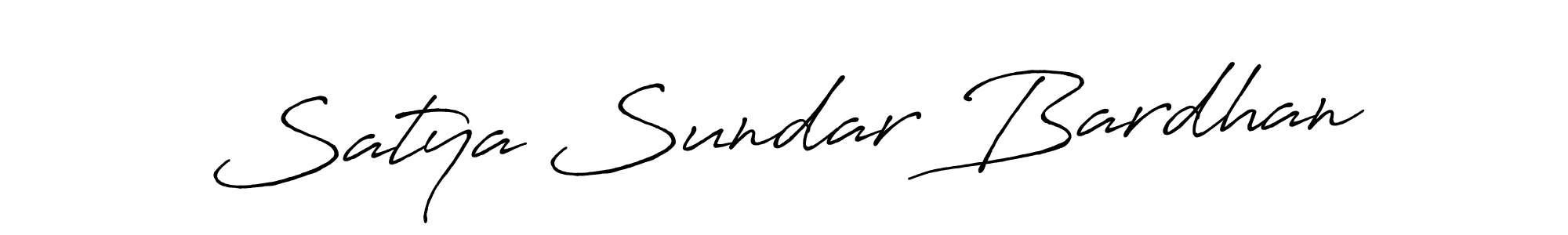 Satya Sundar Bardhan stylish signature style. Best Handwritten Sign (Antro_Vectra_Bolder) for my name. Handwritten Signature Collection Ideas for my name Satya Sundar Bardhan. Satya Sundar Bardhan signature style 7 images and pictures png