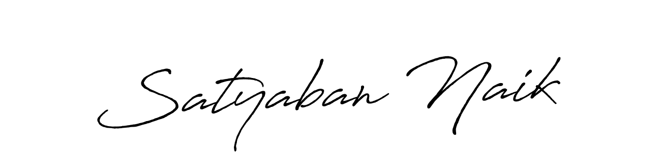 Use a signature maker to create a handwritten signature online. With this signature software, you can design (Antro_Vectra_Bolder) your own signature for name Satyaban Naik. Satyaban Naik signature style 7 images and pictures png