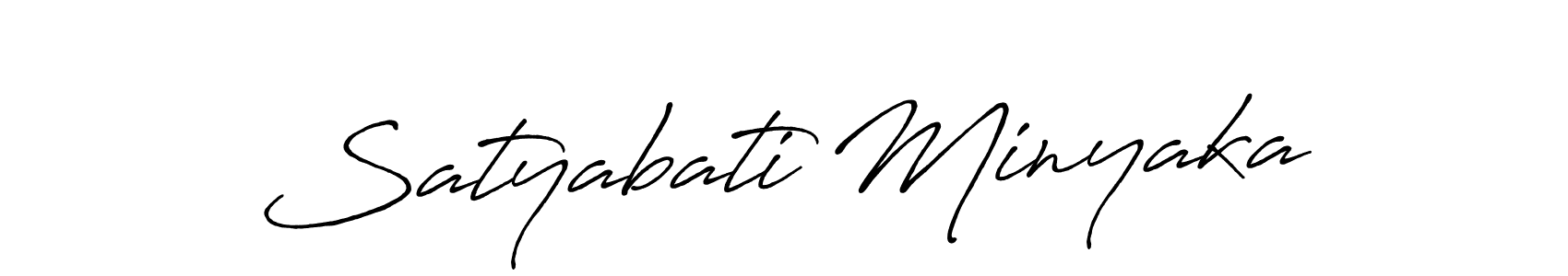 Make a short Satyabati Minyaka signature style. Manage your documents anywhere anytime using Antro_Vectra_Bolder. Create and add eSignatures, submit forms, share and send files easily. Satyabati Minyaka signature style 7 images and pictures png