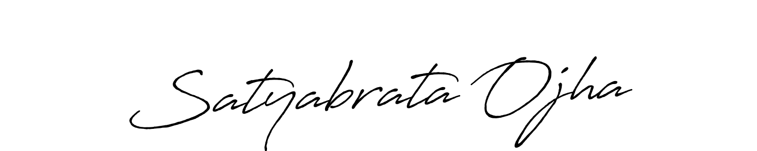 How to make Satyabrata Ojha name signature. Use Antro_Vectra_Bolder style for creating short signs online. This is the latest handwritten sign. Satyabrata Ojha signature style 7 images and pictures png