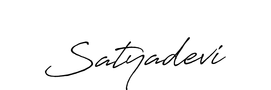 How to make Satyadevi signature? Antro_Vectra_Bolder is a professional autograph style. Create handwritten signature for Satyadevi name. Satyadevi signature style 7 images and pictures png