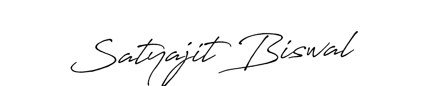 Create a beautiful signature design for name Satyajit Biswal. With this signature (Antro_Vectra_Bolder) fonts, you can make a handwritten signature for free. Satyajit Biswal signature style 7 images and pictures png