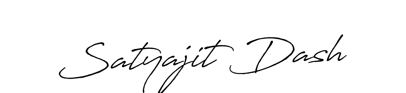 Design your own signature with our free online signature maker. With this signature software, you can create a handwritten (Antro_Vectra_Bolder) signature for name Satyajit Dash. Satyajit Dash signature style 7 images and pictures png