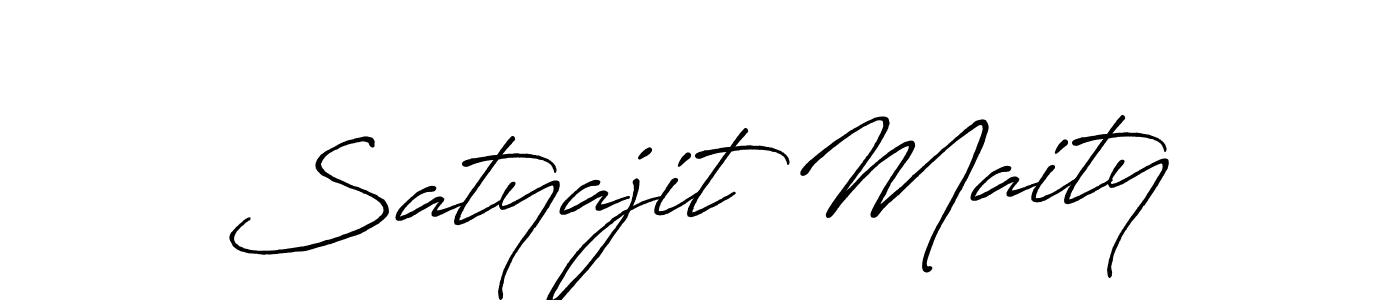 Make a beautiful signature design for name Satyajit Maity. With this signature (Antro_Vectra_Bolder) style, you can create a handwritten signature for free. Satyajit Maity signature style 7 images and pictures png