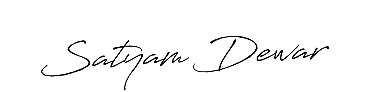 Make a short Satyam Dewar signature style. Manage your documents anywhere anytime using Antro_Vectra_Bolder. Create and add eSignatures, submit forms, share and send files easily. Satyam Dewar signature style 7 images and pictures png